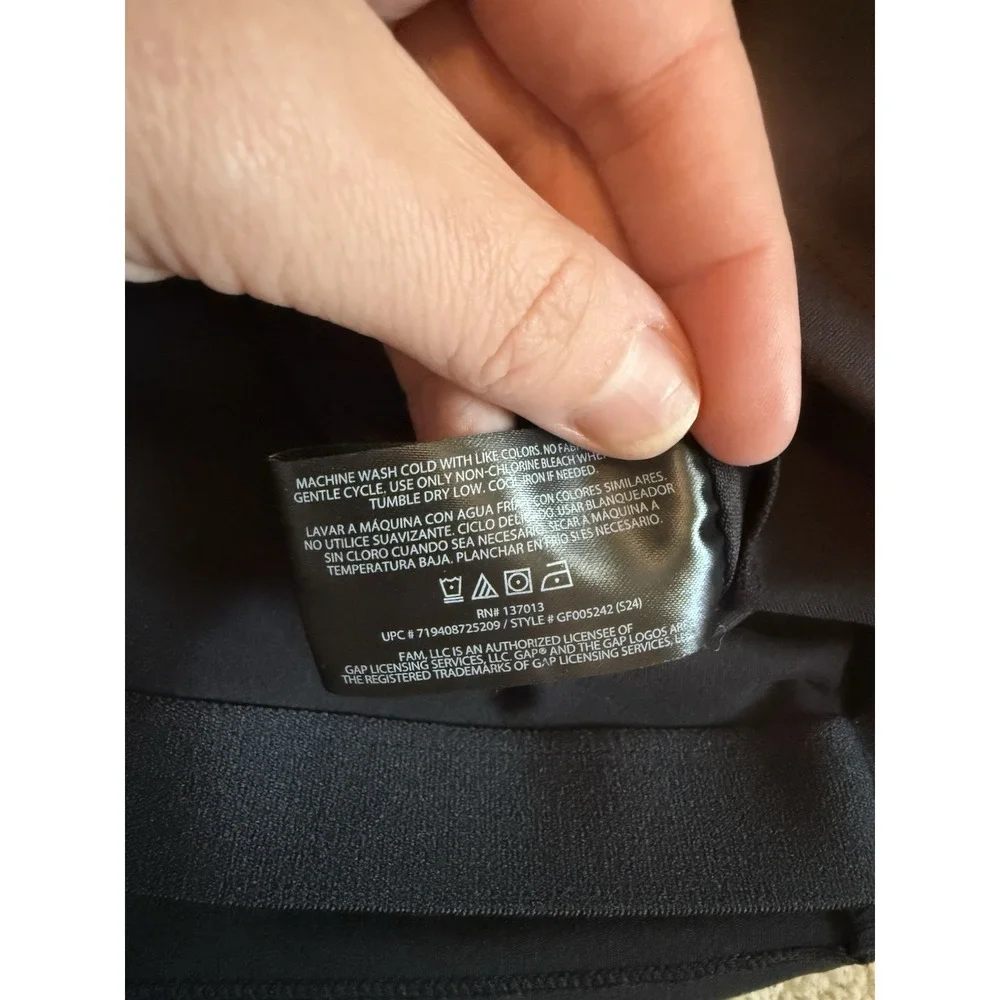 Gap Fit Sports Bra Women XL Black Racerback Wireless Soft Stretch Athletic Yoga - Picture 5 of 7